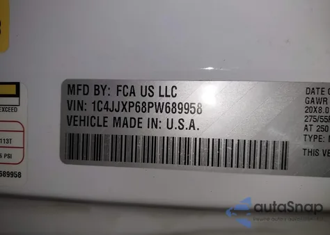 2023 Jeep Wrangler 4Xe Sahara 4X4 from USA, damaged, VIN 1C4JJXP68PW689958